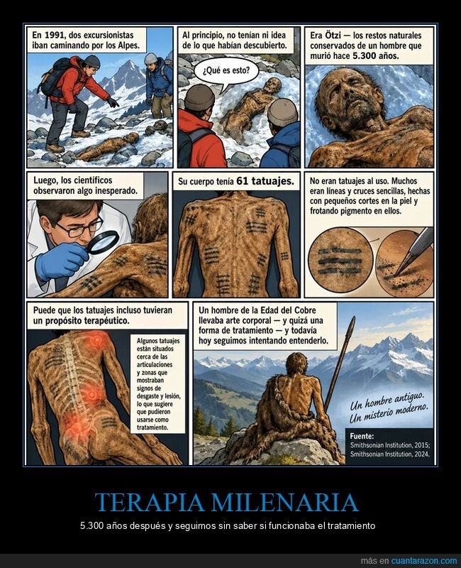 &Ouml;tzi,tatuajes,momia,Alpes,prehistoria