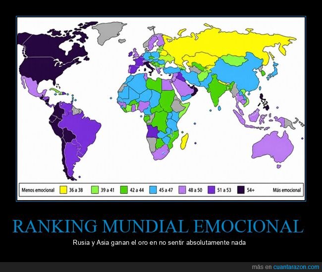 emociones,pa&iacute;ses,mapa,sentimientos,ranking