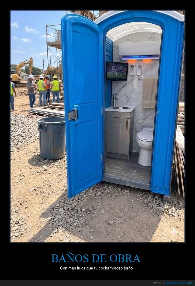construcci&oacute;n,ba&ntilde;o,lujo,obreros,desigualdad