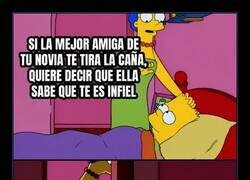 Enlace a Cuando la mejor amiga te tira los trastos, en realidad te está informando