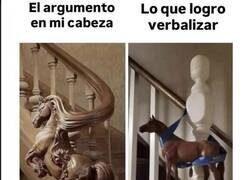 Enlace a Cuando en tu mente eres Shakespeare y al hablar suenas a caballo atropellado
