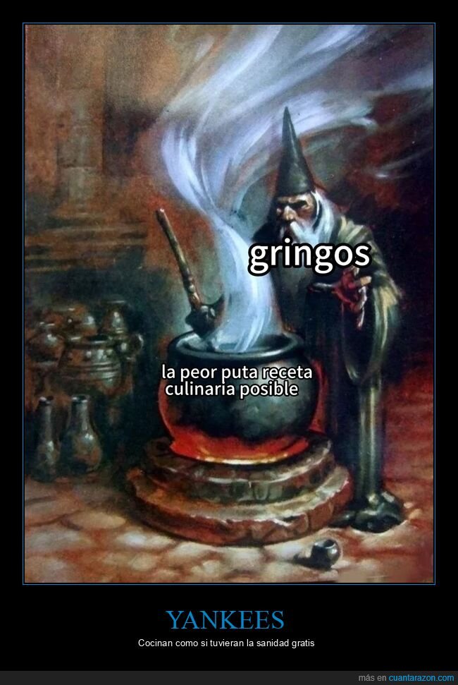gringos,yankees,cocinar,receta