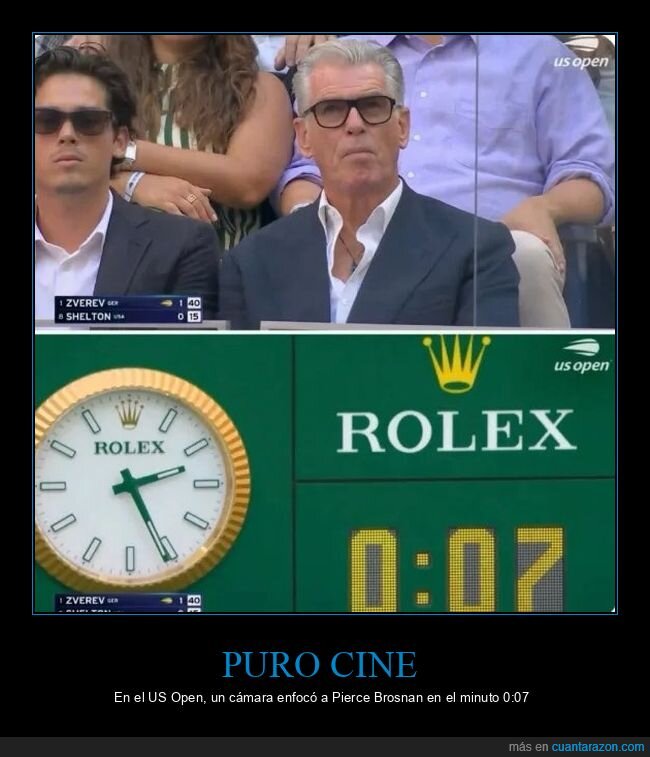 pierce brosnan,001,us open