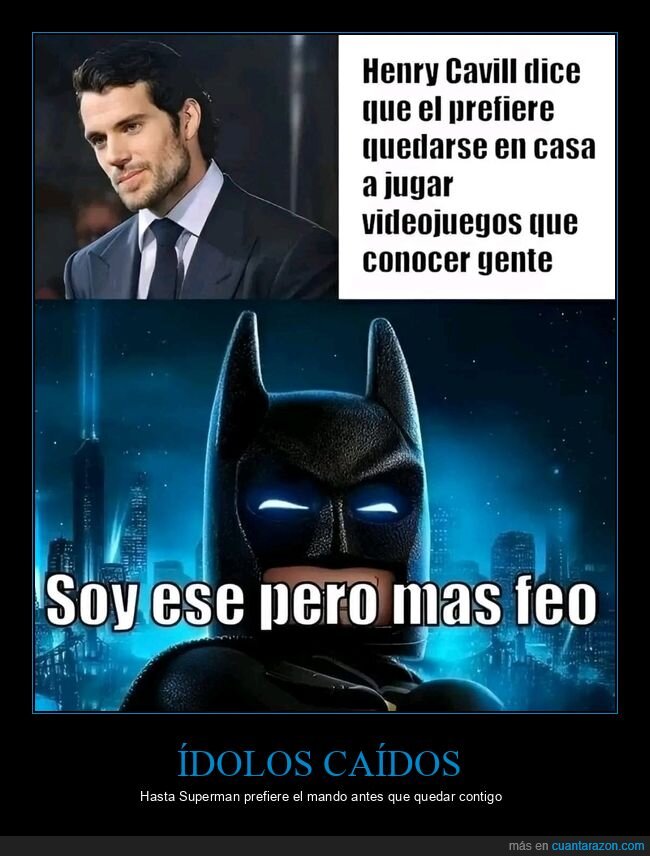 videojuegos,sociabilidad,Batman,HenryCavill,introvertidos