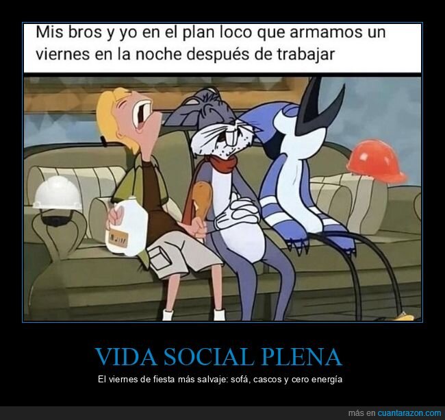 viernes,cansancio,trabajo,amigos,sof&aacute;