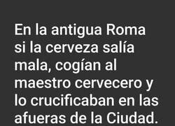 Enlace a Ahora entiendo por qué crucificaron a alguien por esa cerveza
