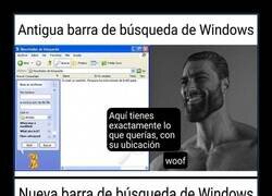 Enlace a La nueva barra de búsqueda de Windows