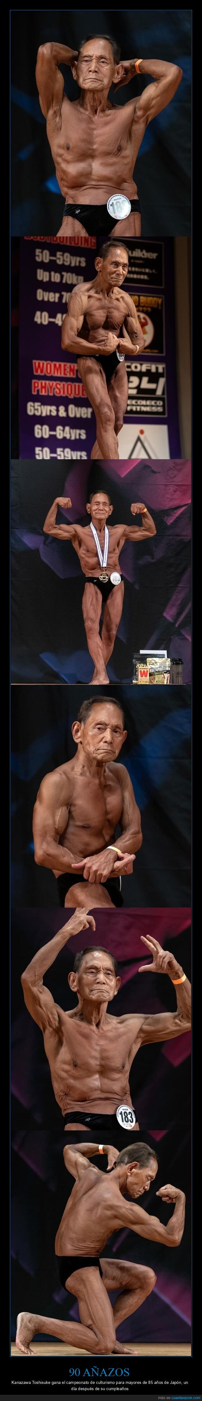 culturismo,Jap&oacute;n,longevidad,musculaci&oacute;n,abuelo
