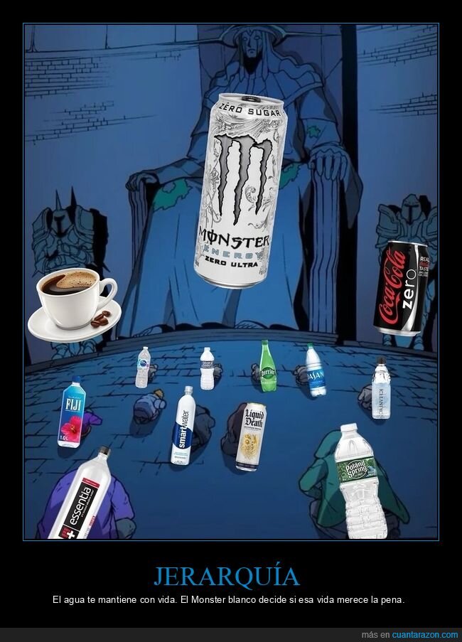 energ&iacute;a,cafe&iacute;na,jerarqu&iacute;a,hidrataci&oacute;n,insomnio
