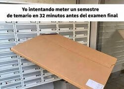Enlace a Yo intentando que entre un semestre de apuntes en mi cerebro en 32 minutos