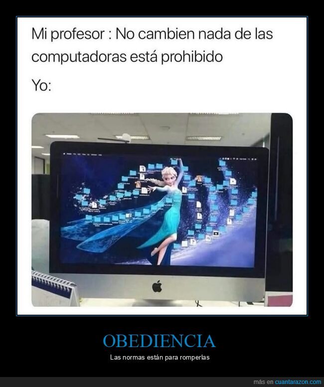 computadora,Elsa,profesor,normas,escritorio