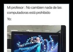 Enlace a Prohibido tocar nada, pero el escritorio ya es una producción de Disney