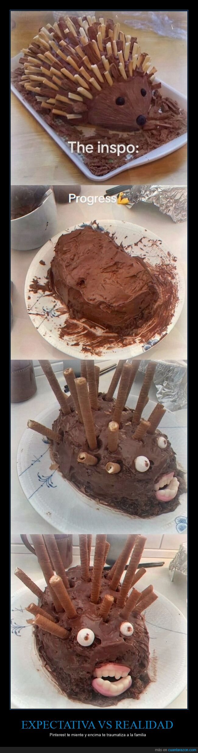 reposter&iacute;a,fracaso,pinterest,expectativas,tarta