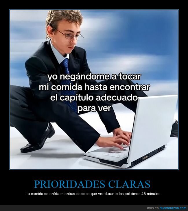 comida,series,procrastinaci&oacute;n,cena,streaming