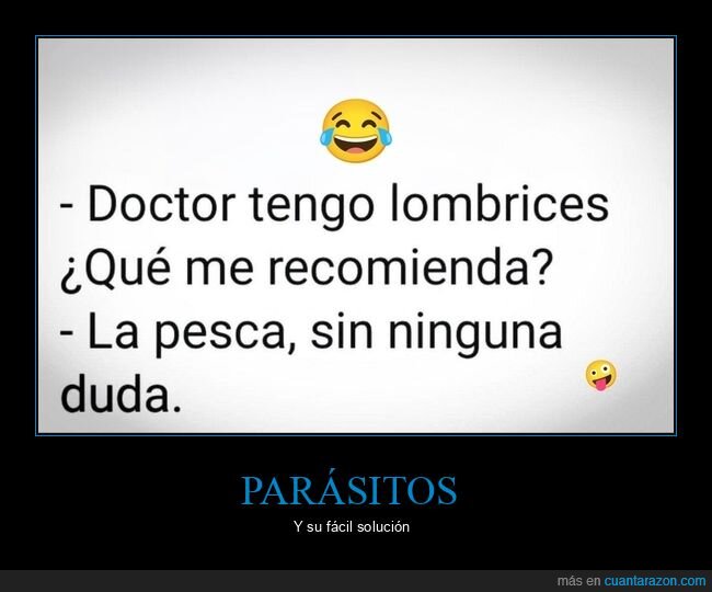 doctor,lombrices,pesca,chiste,consulta