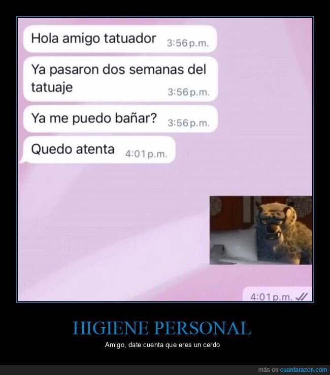 tatuaje,whatsapp,mensajes,espera,cuidados