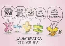 Enlace a Los signos matemáticos también van a terapia de grupo