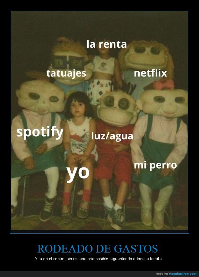 gastos,facturas,familia,deudas,supervivencia