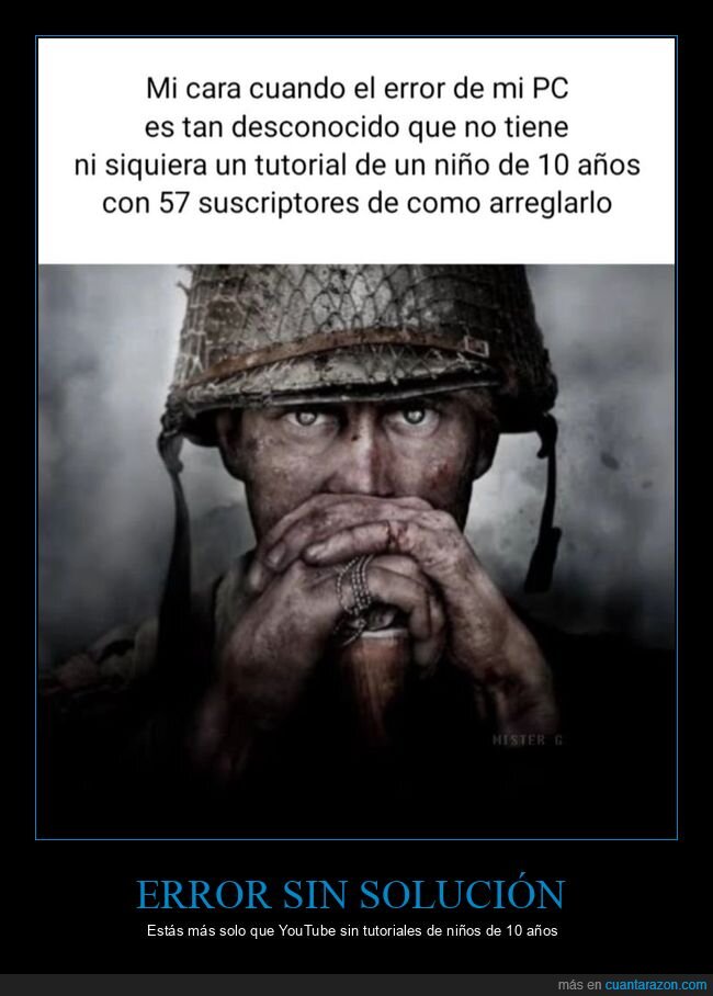 error,ordenador,tutorial,youtube,soledad