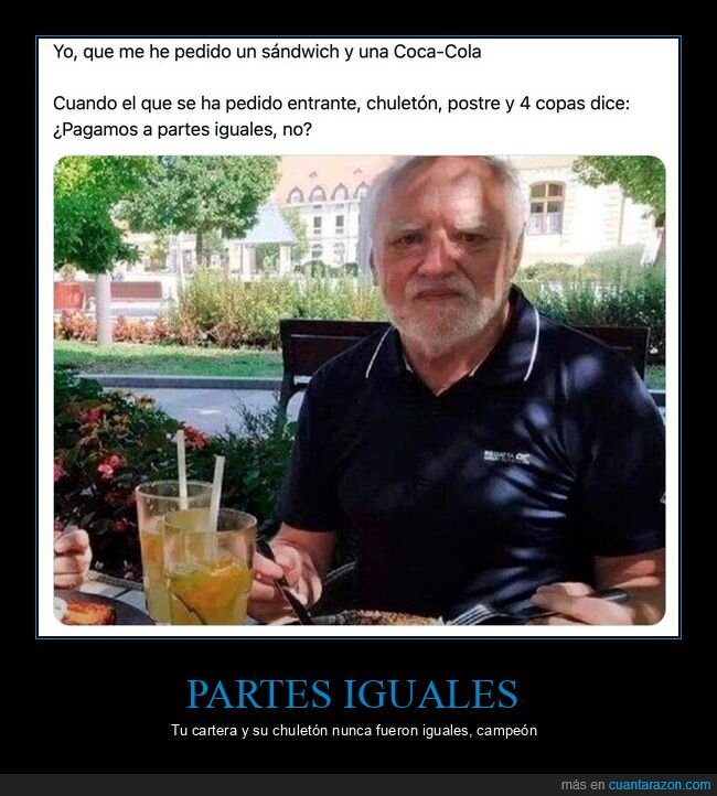 cuenta,restaurante,amigos,dinero,injusticia