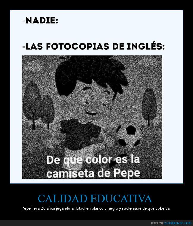 fotocopias,ingl&eacute;s,Pepe,colegio,camiseta