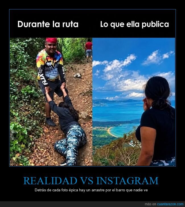 senderismo,instagram,postureo,monta&ntilde;a,redes sociales