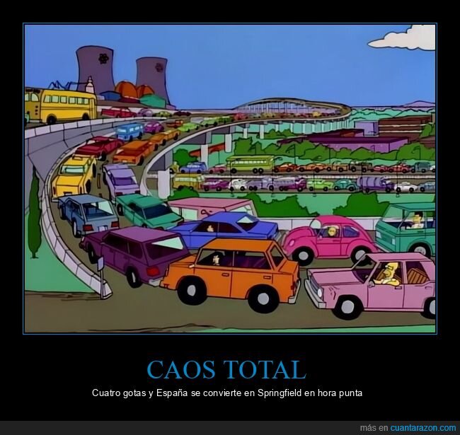lluvia,atasco,colegio,tr&aacute;fico,caos