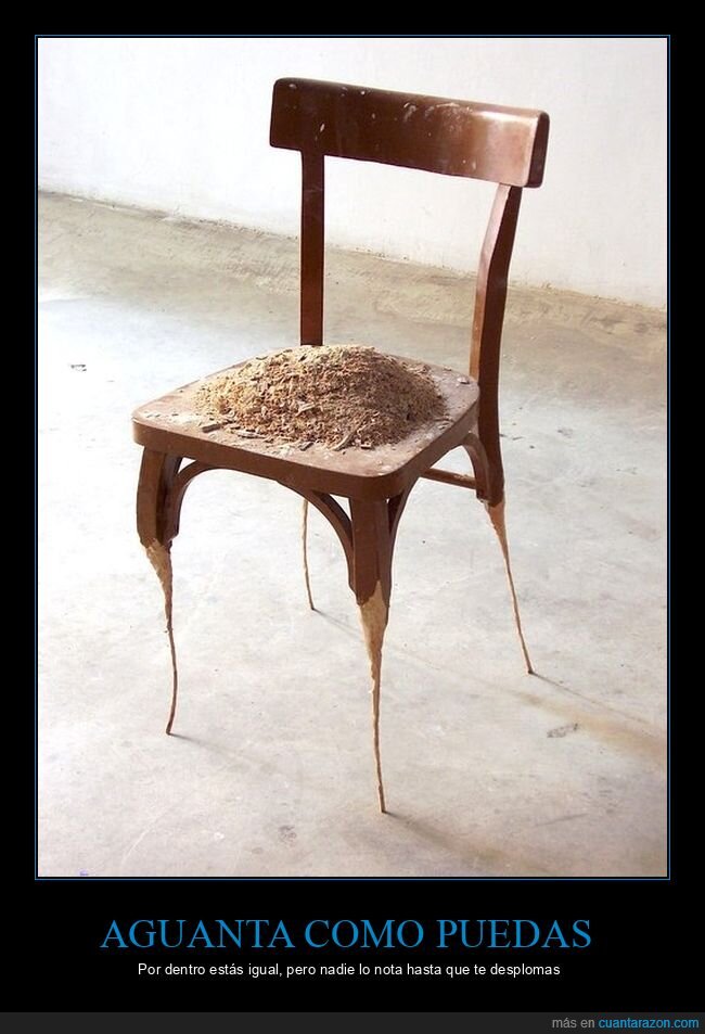silla,madera,carcoma,desgaste,deterioro