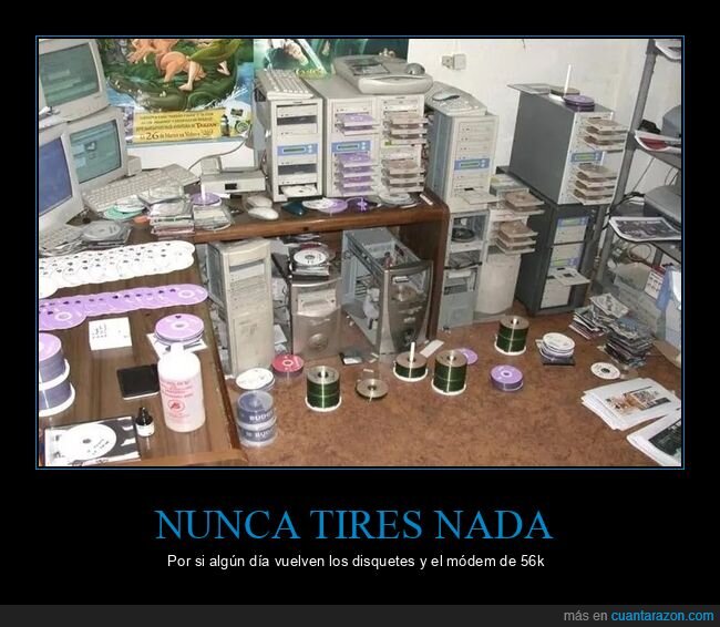 inform&aacute;tica,nostalgia,cds,ordenadores,coleccionismo
