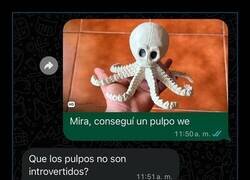 Enlace a Te equivocas de palabra y aun así describes perfectamente al pulpo