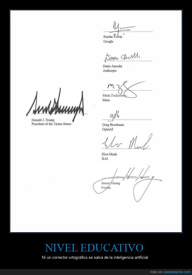 ortografia,Trump,tecnologia,presidentes,documento