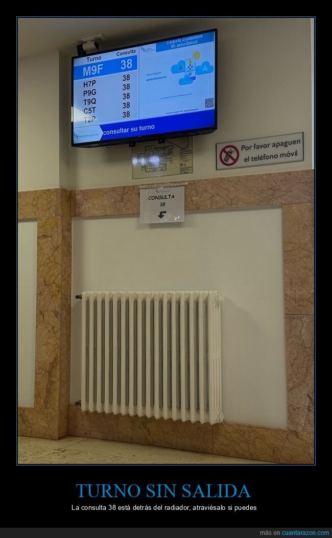 turno,consulta,hospital,radiador,espera