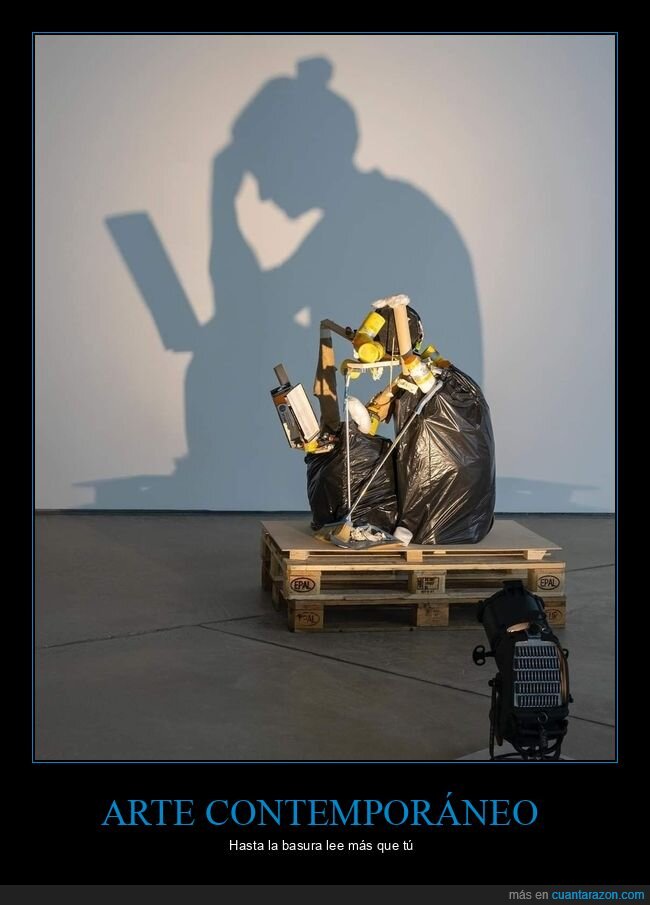 escultura,sombra,basura,reciclaje,instalaci&oacute;n