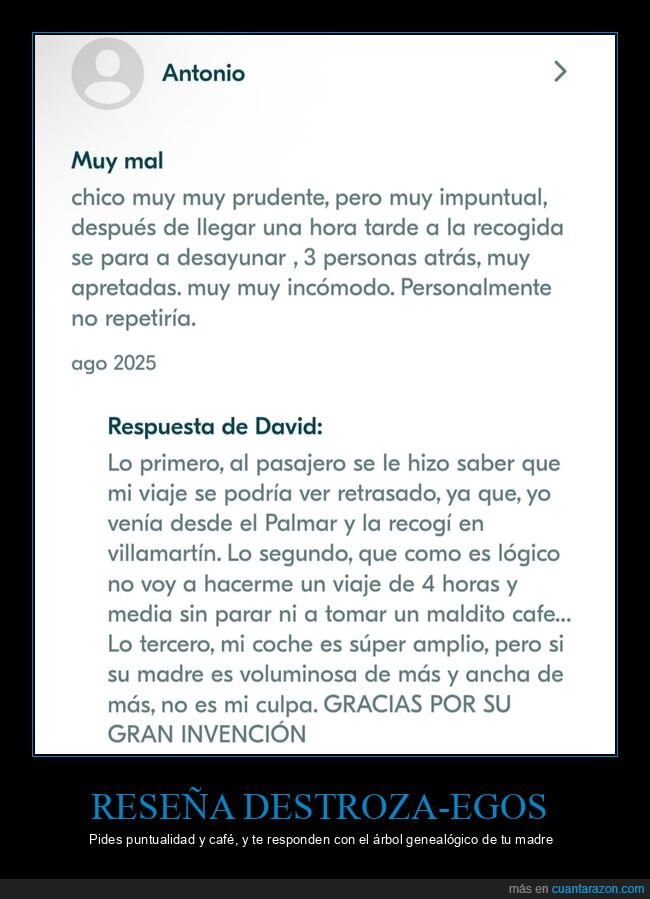 blablacar,rese&ntilde;a,conductor,pasajero,discusi&oacute;n