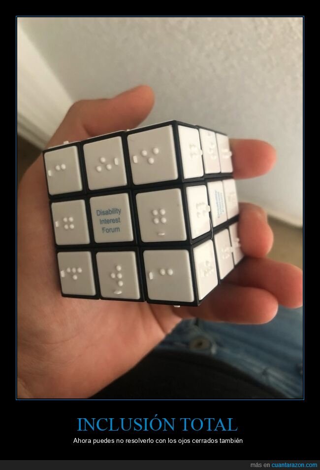 cubo,braille,rubik,inclusi&oacute;n,discapacidad