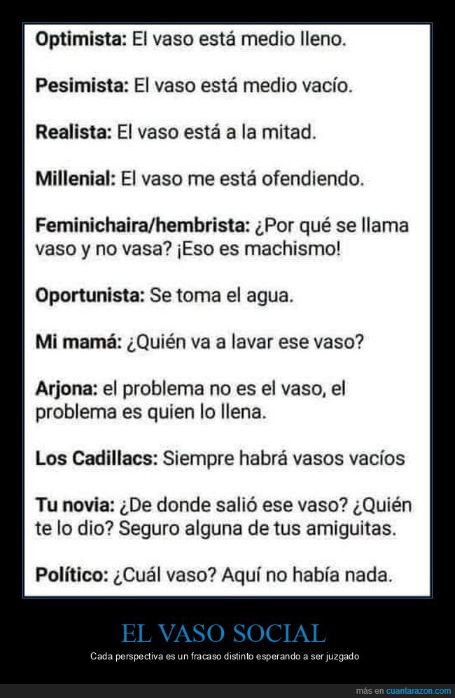 vaso,perspectivas,sociedad,opiniones,pol&iacute;tica