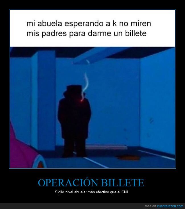 abuela,billete,sigilo,familia,propina