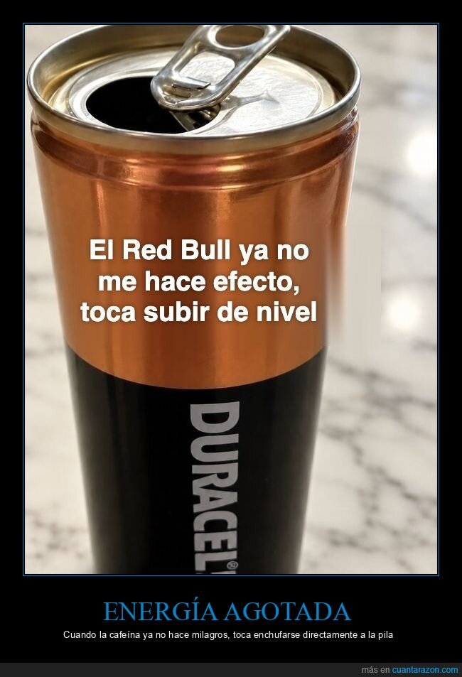 energ&iacute;a,cafe&iacute;na,bater&iacute;a,cansancio,Duracell