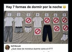Enlace a Hay 7 formas de dormir y una de ellas es delito