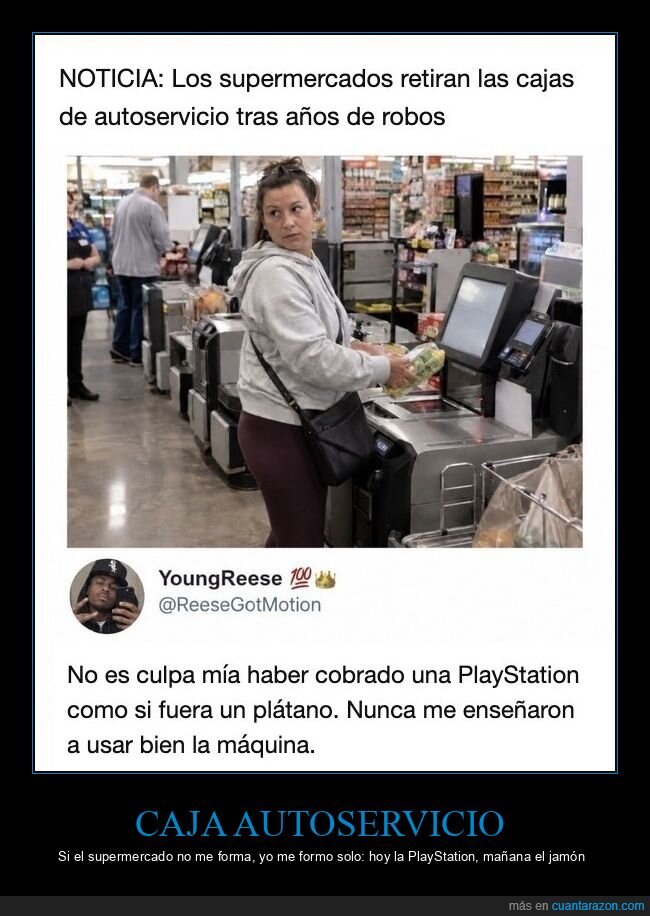 supermercado,autoservicio,robo,clienta,esc&aacute;ner