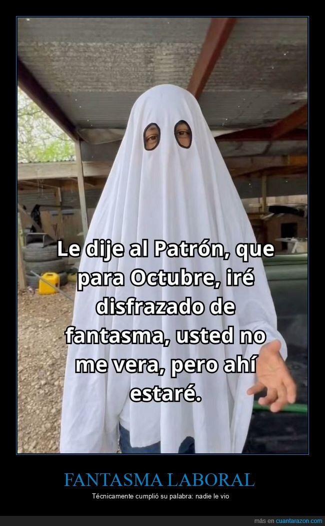 fantasma,disfraz,patr&oacute;n,octubre,trabajo