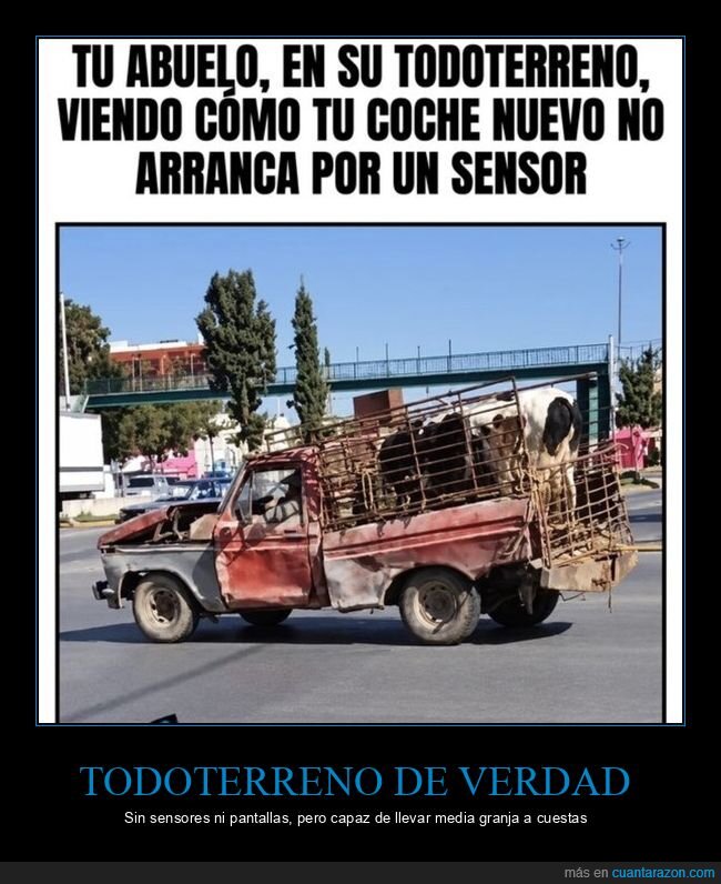 coches,abuelos,tecnolog&iacute;a,campo
