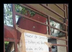 Enlace a El cartel más sincero del barrio