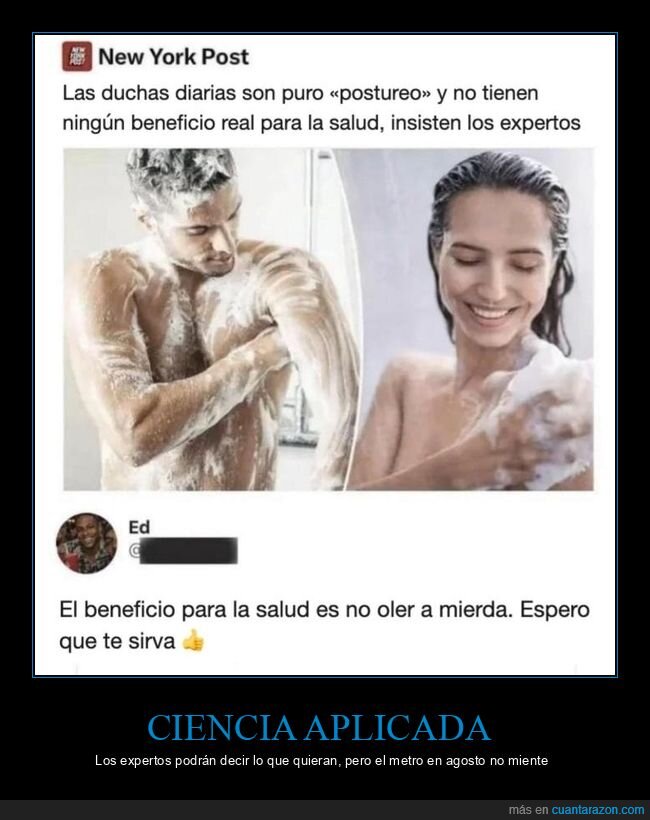 ducha,higiene,expertos,noticias,olor