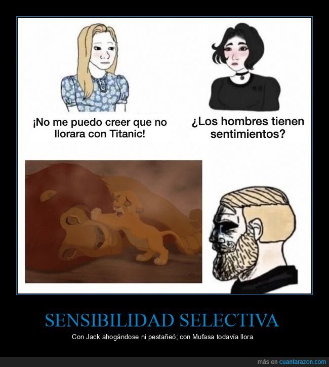 sentimientos,Titanic,ReyLeon,l&aacute;grimas,masculinidad