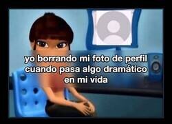 Enlace a Yo cuando pasa algo dramático en mi vida