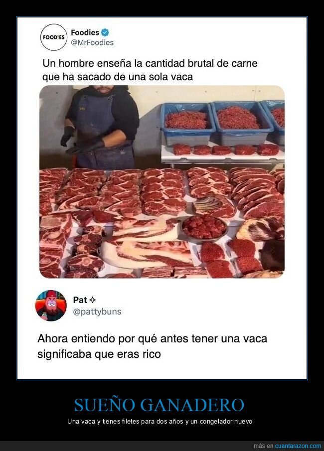carne,vaca,carnicero,riqueza,ganader&iacute;a