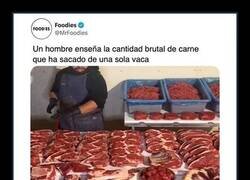 Enlace a Toda la carne que sale de una sola vaca