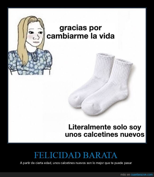 calcetines,felicidad,expectativas,vida,satisfacci&oacute;n