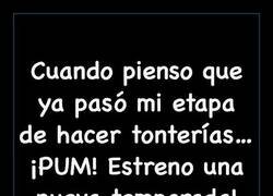 Enlace a Cuando pienso que ya pasé mi etapa de hacer tonterías